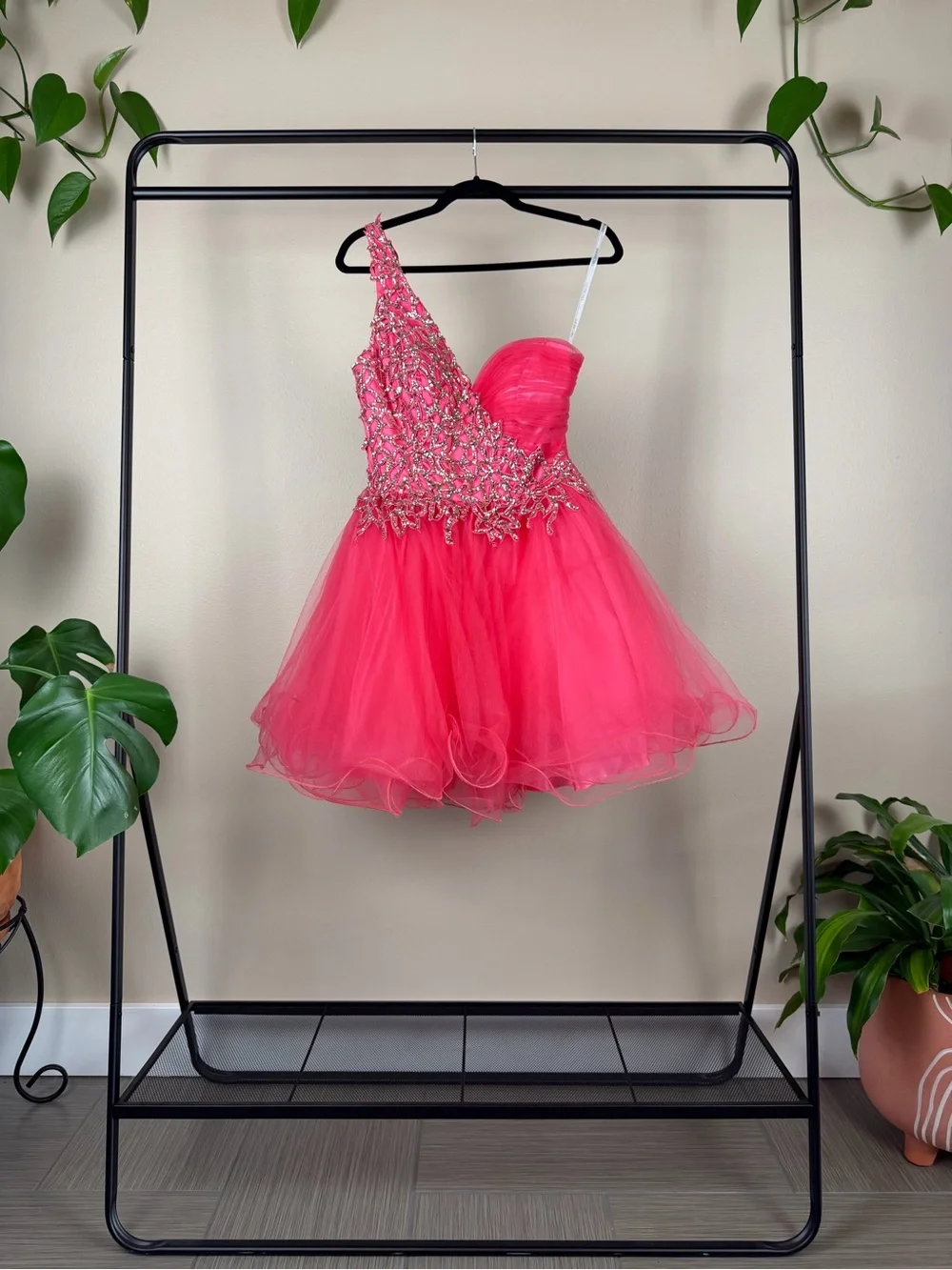 hot pink beaded dress Sherri Hill | Dresses | Sherri Hill Party Barbie Movie